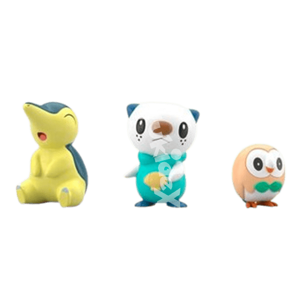 Scale World Hisui - Rowlet & Cyndaquil & Oshawott