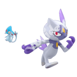 Scale World Hisui - Sneasel & Azelf