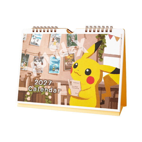 Calendario da Tavolo 2027 Pokémon Center (dal 9 Novembre)